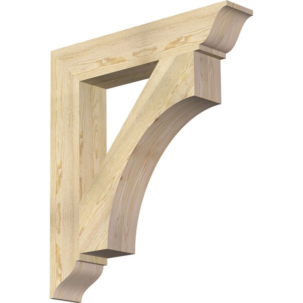 Ekena Millwork Westlake Traditional Rough Sawn Bracket, Douglas Fir, 6"W x 34"D x 38"H BKT06X34X38WTL01RDF - main